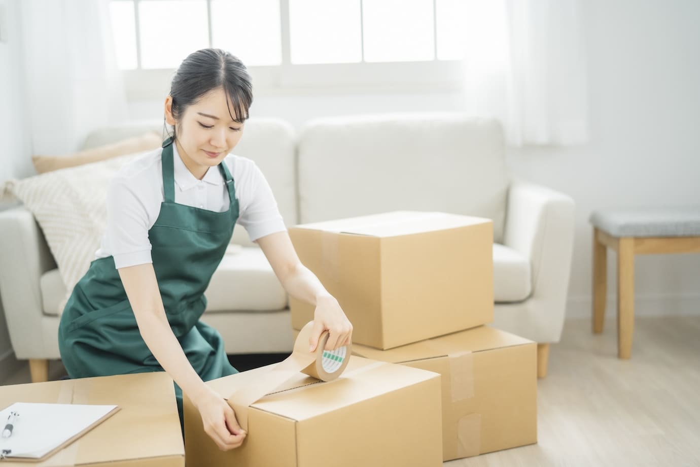 女性の引越し