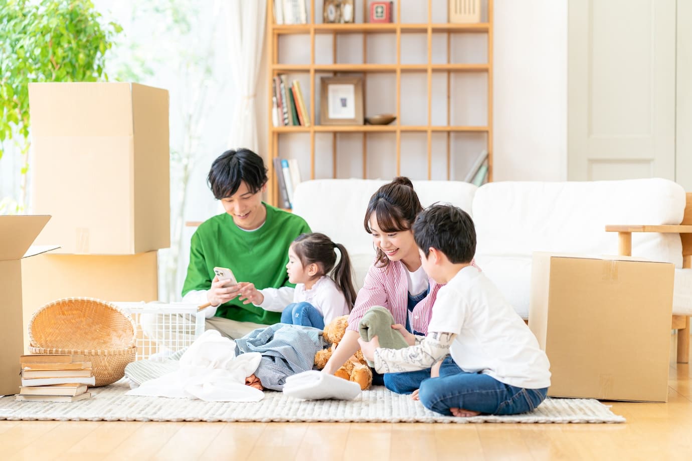 家族で引越し
