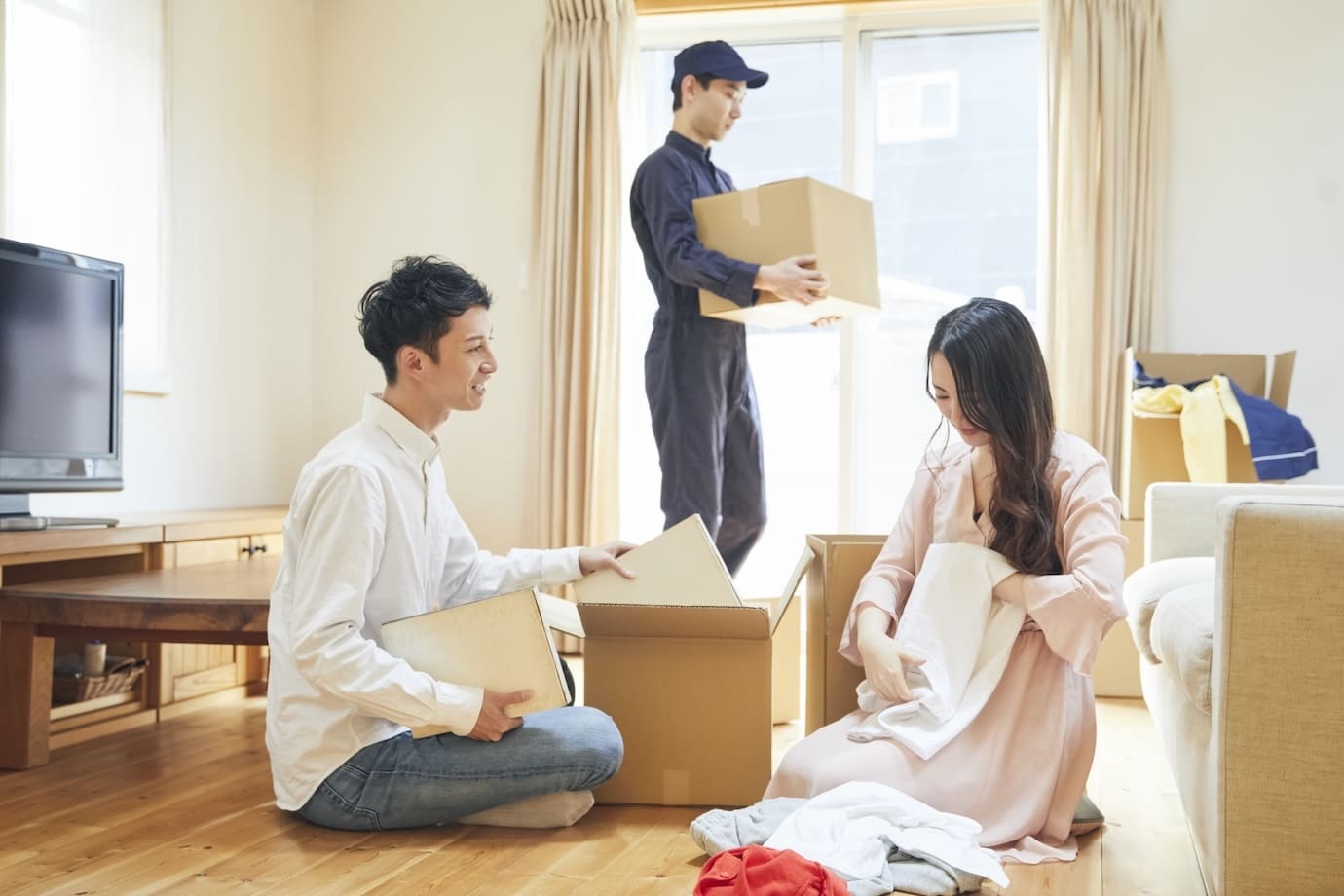 二人で引越し