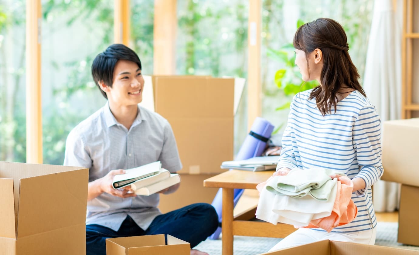 二人で引越し