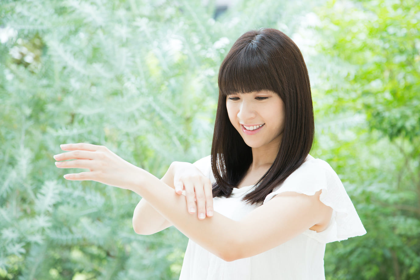 脱毛をした女性