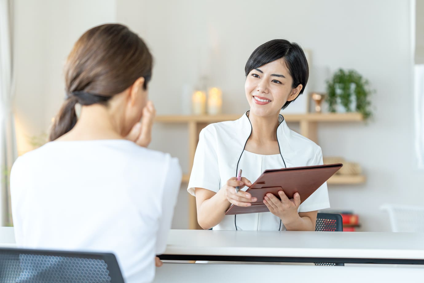 カウンセリングに来た女性