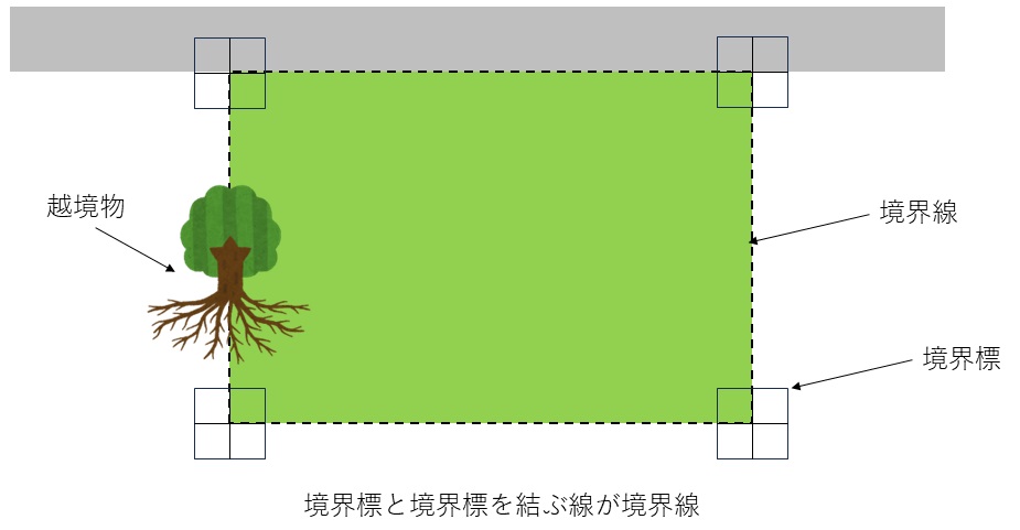 境界線と越境物