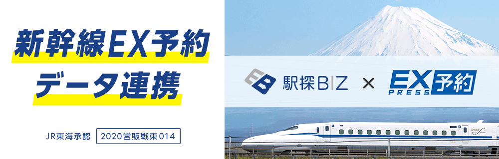 新幹線EX予約 データ連携