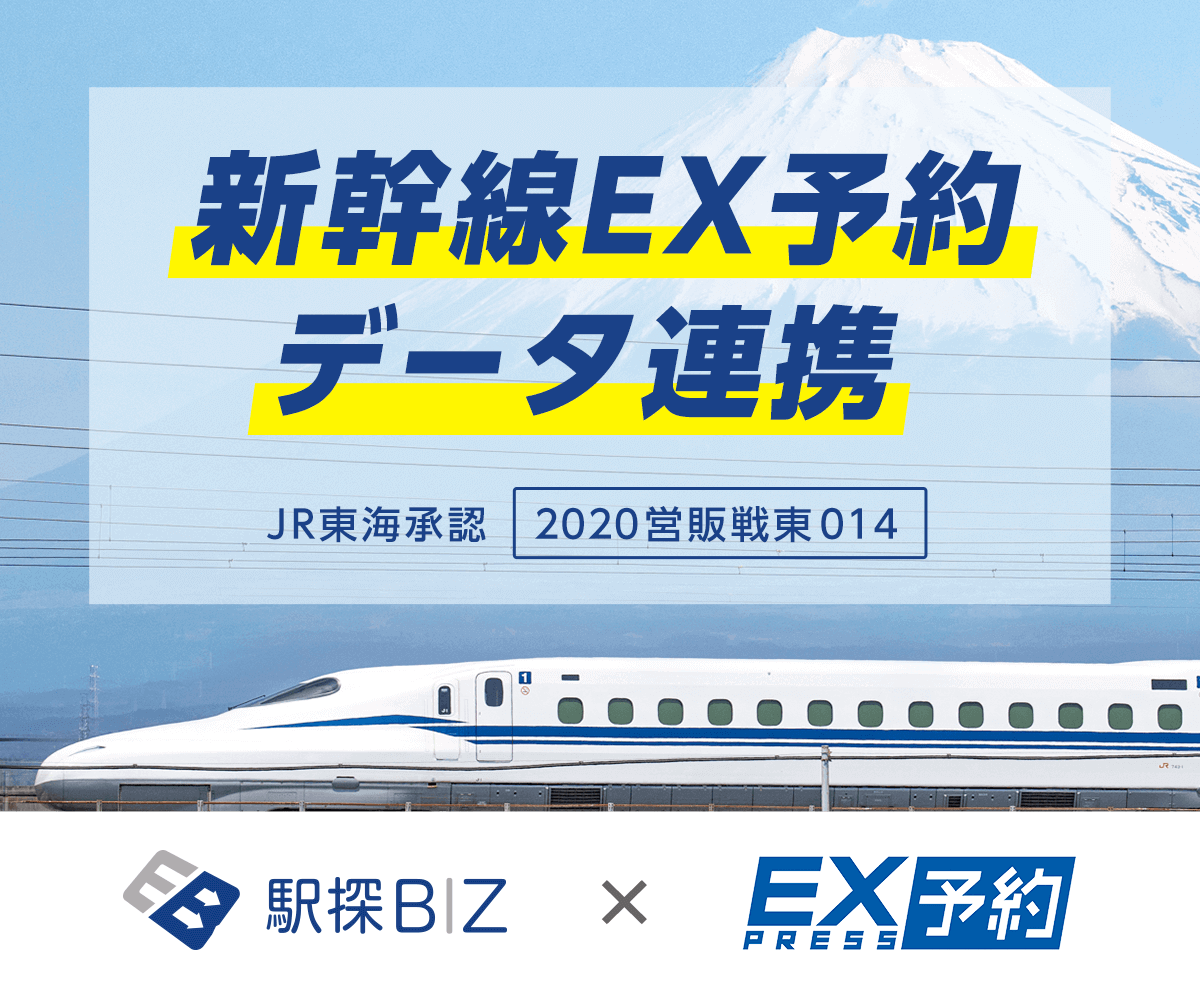新幹線EX予約 データ連携